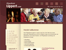 Tablet Screenshot of pflegedienst-lingen.de